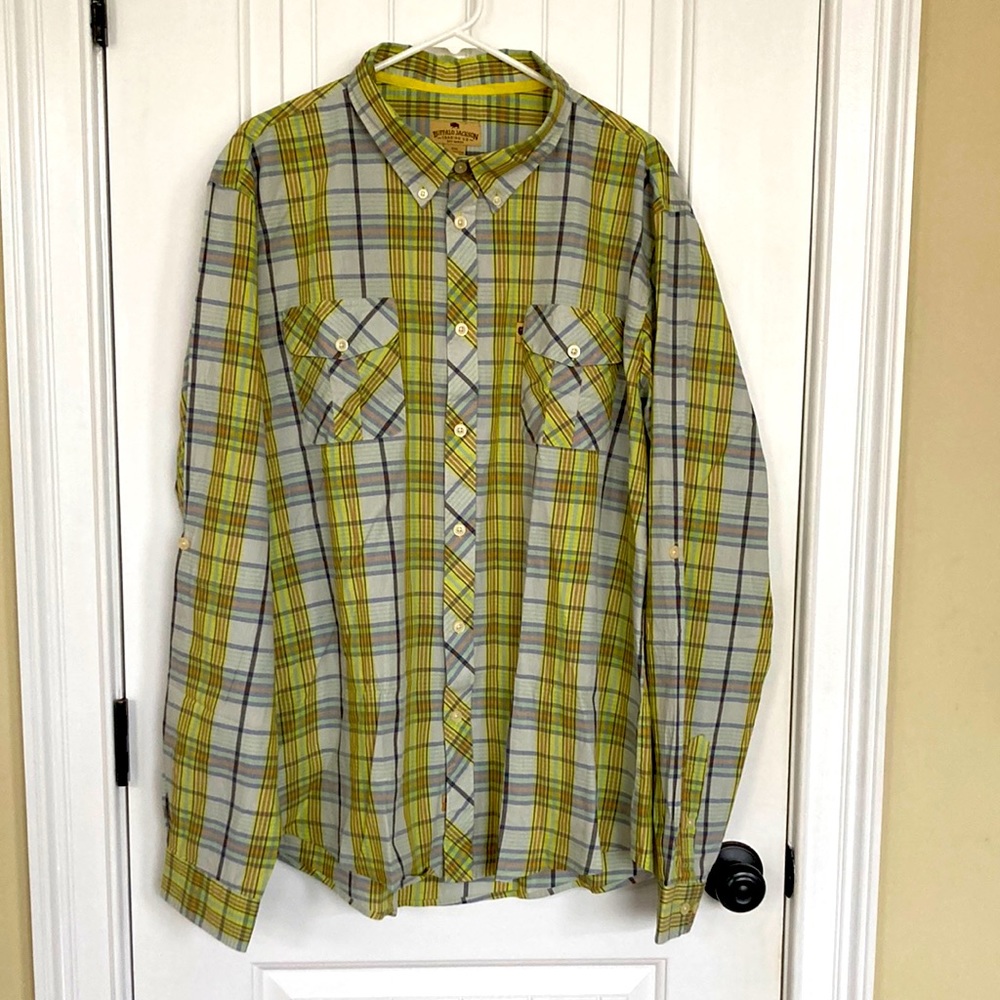 🆕 Buffalo Jackson Trading Co. Men’s Shirt !! Brand New 100% Cotton!!